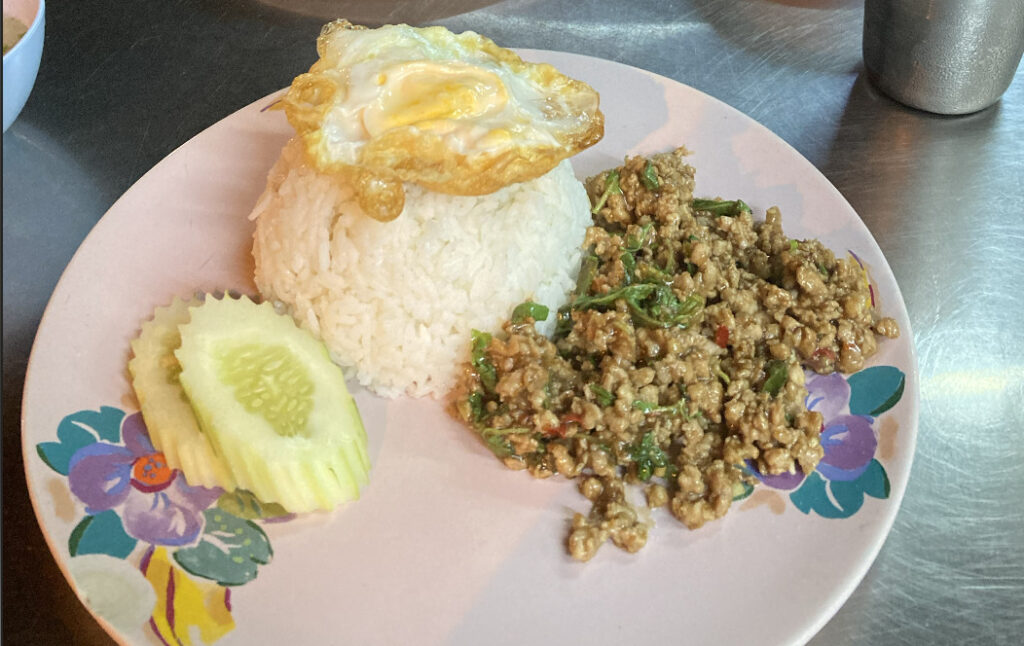 タイの屋台のご飯