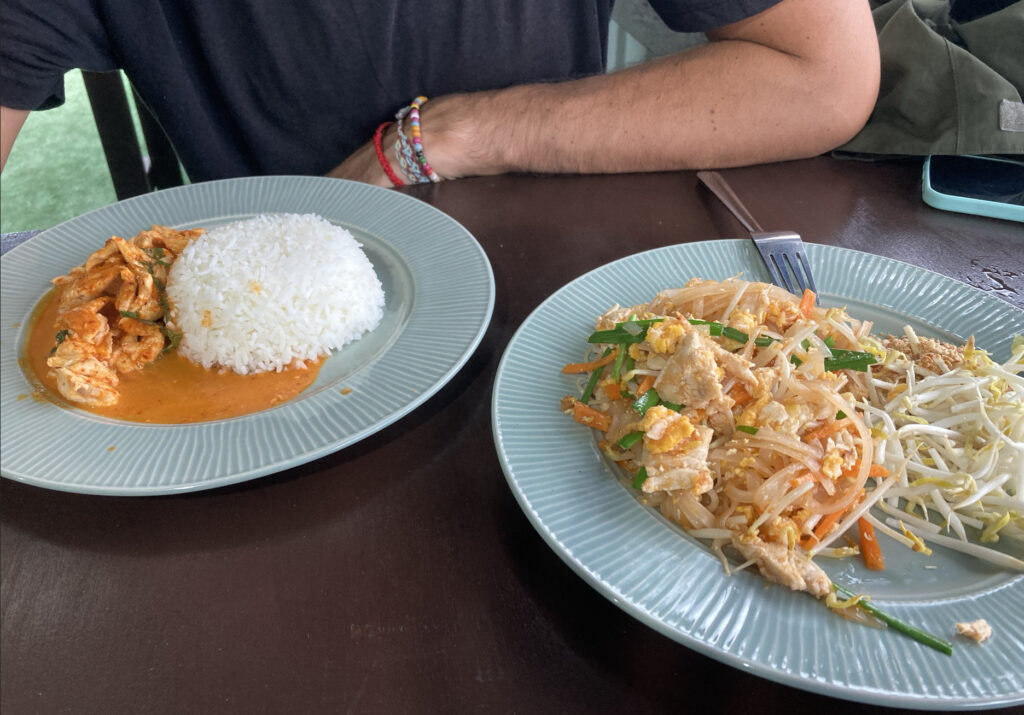 タイの屋台のご飯